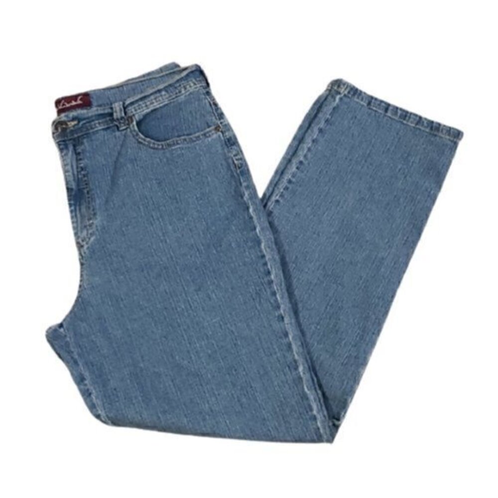 [Gloria Vanderbilt] Hi Rise Light Straight Jeans